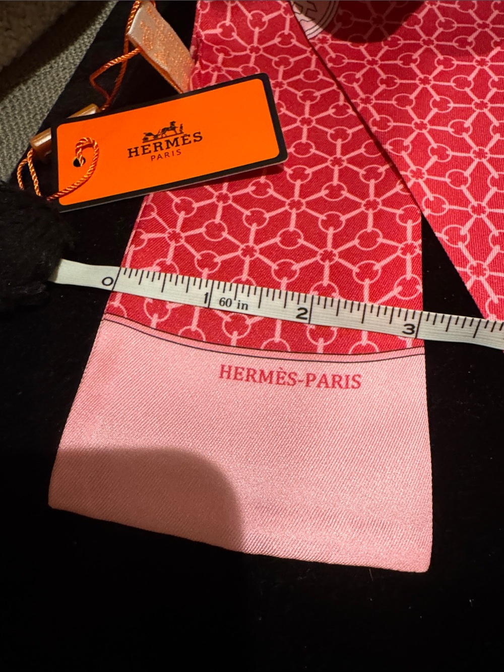 NEW Hermes 100% Silk Twillie Scarf Tie - Picture 8 of 9